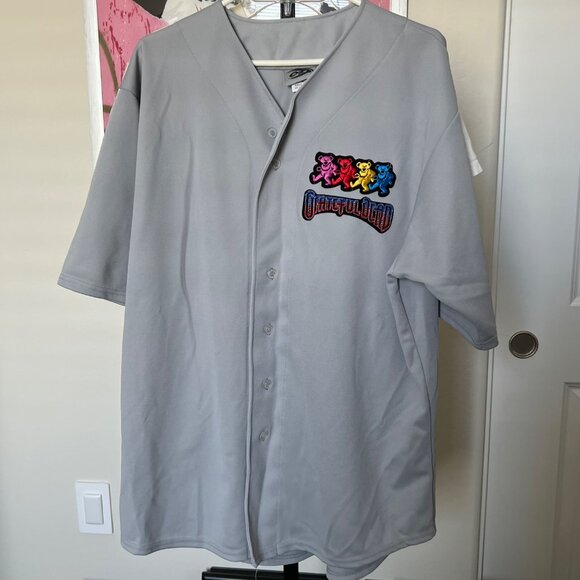 Grateful Dead Grey Baseball Jersey #11 size 2XL